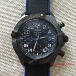 Copy Breitling Avenger Chronograph Watch Black Nylon Stitch Blue